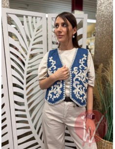 Gilet Bohème Denim 2