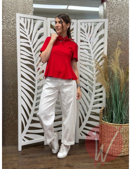 Pantalone Ovetto Boston Bianco
