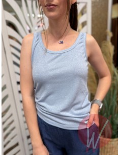 Top Shine Lurex Celeste 2