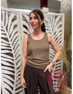 Top Shine Lurex Cacao