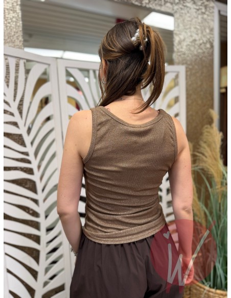 Top Shine Lurex Cacao