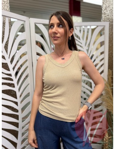 Top Lurex Aura Oro