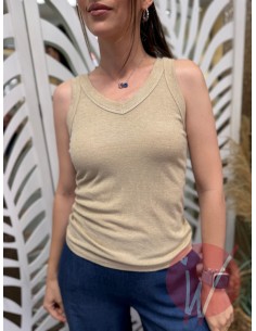 Top Lurex Aura Oro 2