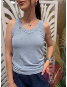 Top Lurex Aura Celeste 2