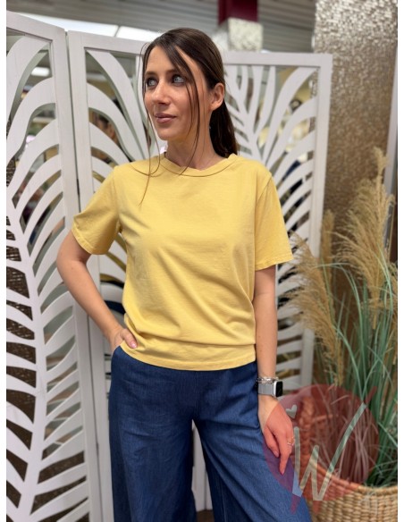T-Shirt Alba Giallo