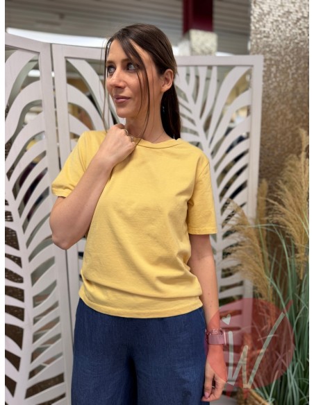 T-Shirt Alba Giallo