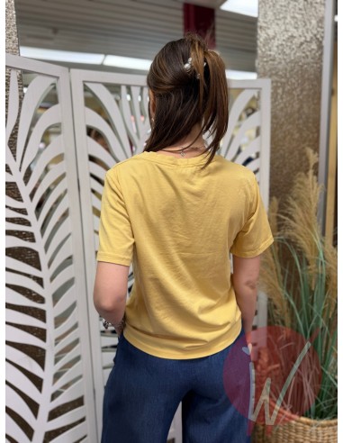 T-Shirt Alba Giallo