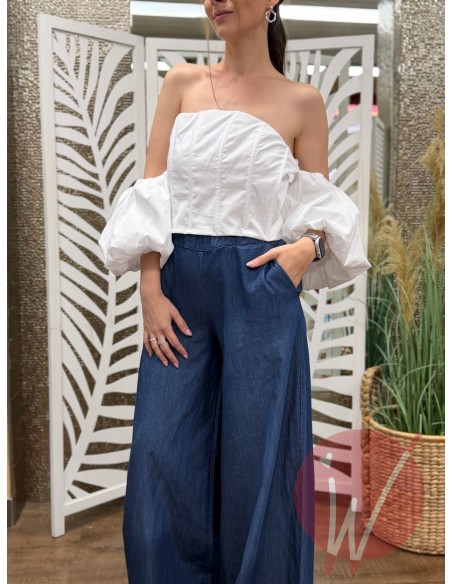Top Chanel Bianco