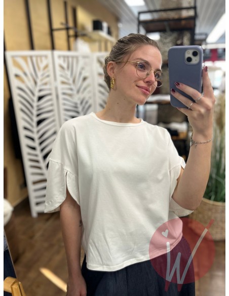T-Shirt Petalo Panna - VICOLO