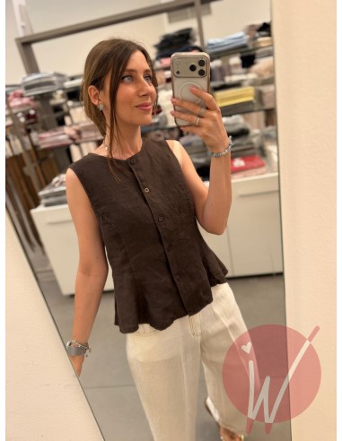 Blusa Lino Belle Moro