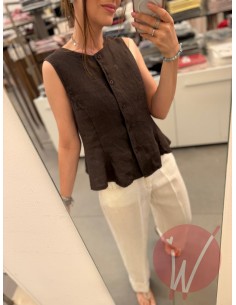 Blusa Lino Belle Moro 2