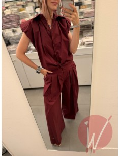 Pantalone Palazzo Taormina Rosso India