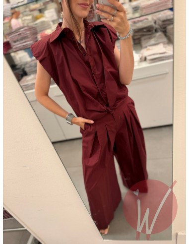 Camicia Taormina Rosso India