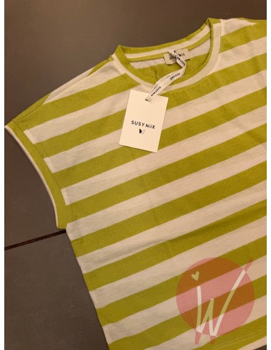 T-Shirt Stripes Lime