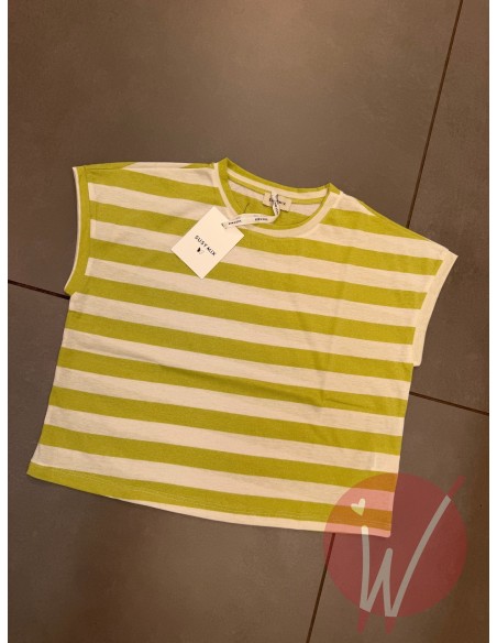 T-Shirt Stripes Lime