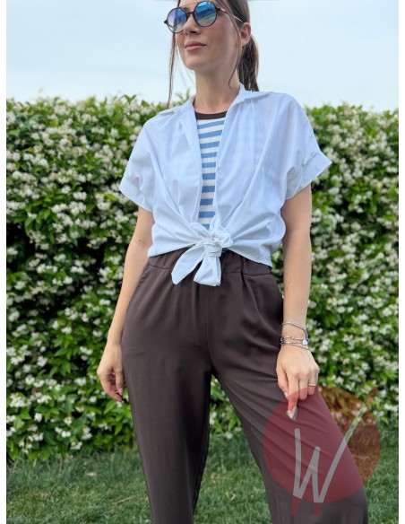 Camicia Nodino Kos Bianco