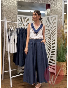 Pantalone Bodrum Chambray 2