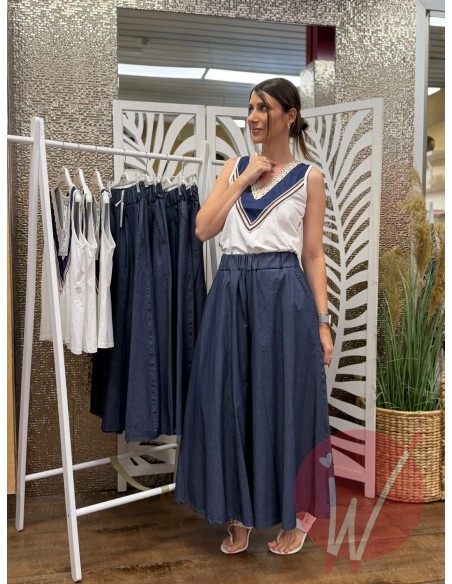 Pantalone Bodrum Chambray