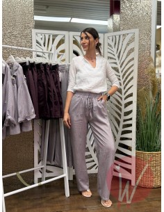Pantalone Righine Lipari Vino