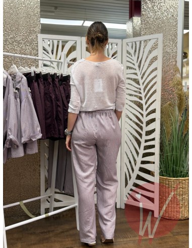 Pantalone Righine Lipari Vino