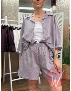 Camicia Righine Lipari Vino 2