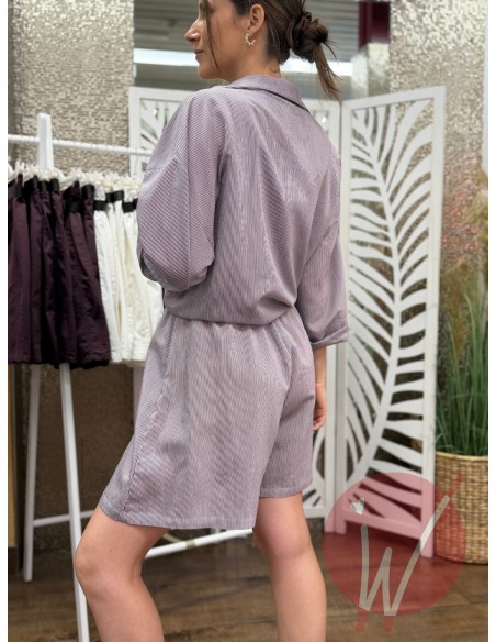 Camicia Righine Lipari Vino