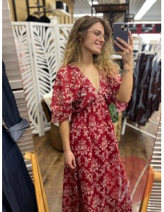 Abito Calipso Rosso India 2