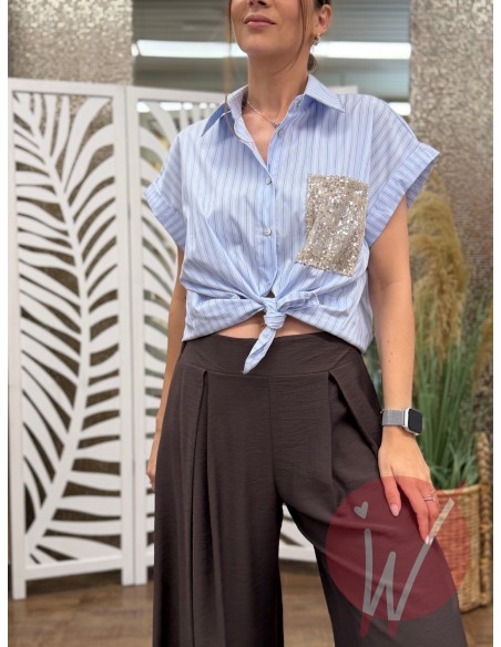 Camicia Honduras Celeste