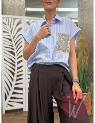 Camicia Honduras Celeste