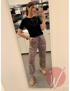 Pantalone Animalier Cipria 2