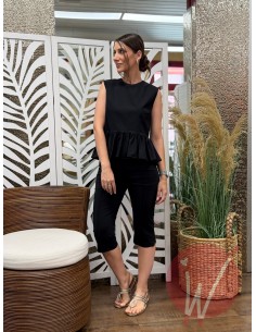 Pantalone Capri Nero