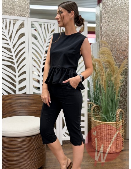 Pantalone Capri Nero