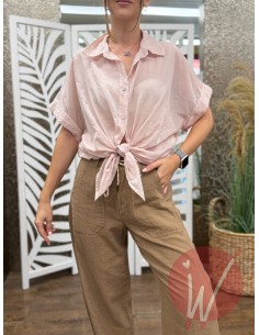 Camicia Maiorca Rosa Cipria