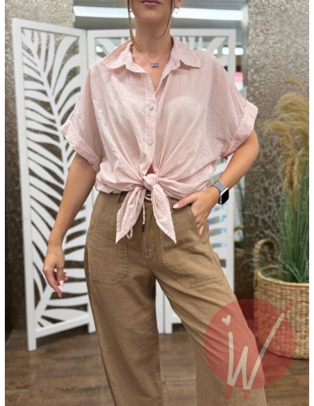 Camicia Maiorca Rosa Cipria