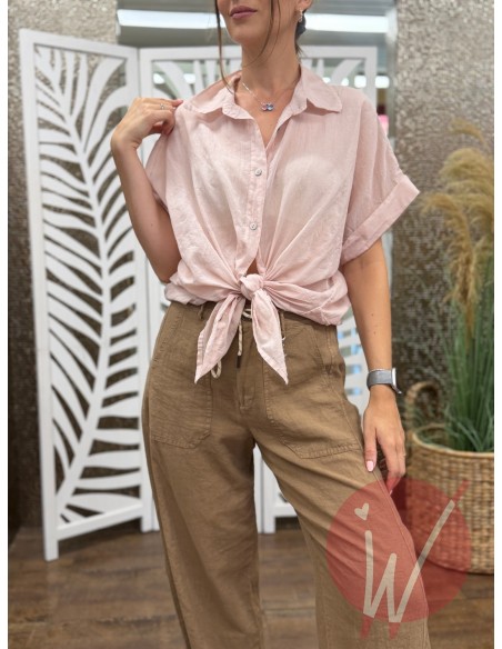 Camicia Maiorca Rosa Cipria
