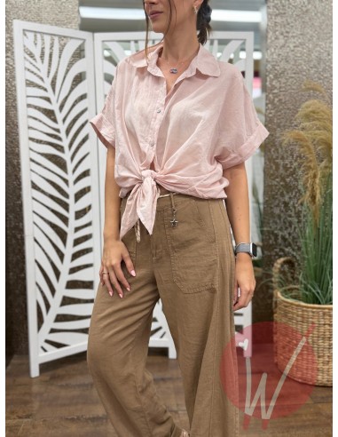 Camicia Maiorca Rosa Cipria