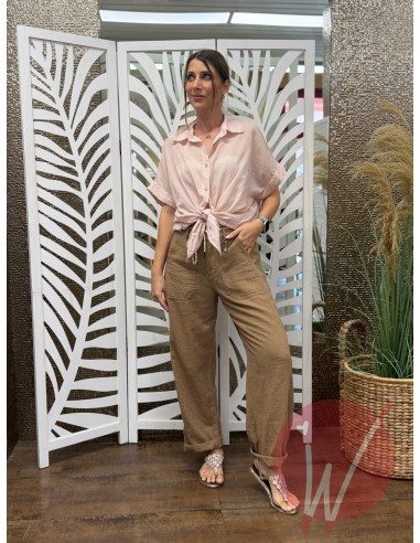 Camicia Maiorca Rosa Cipria