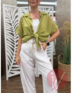 Camicia Maiorca Verde Olio 2