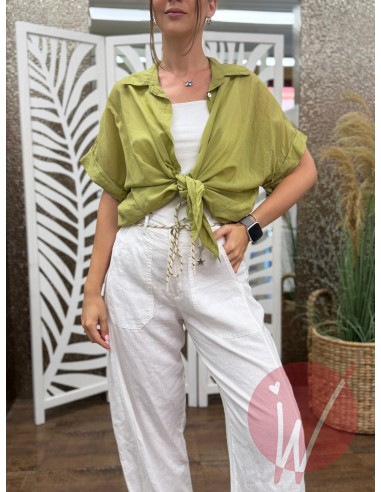 Camicia Maiorca Verde Olio