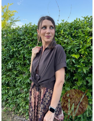Camicia Nodino Kos Moro