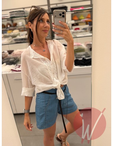 Camicia Santorini Bianco