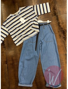 Pantalone Chambray Boston
