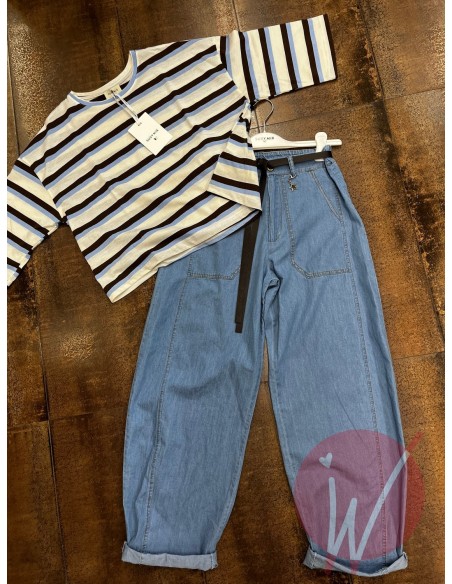 Pantalone Chambray Boston