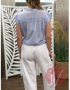 Camicia Sithonia Celeste 2