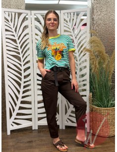Pantalone Dallas Cioccolato 2