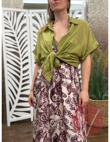 Camicia Maiorca Verde Olio