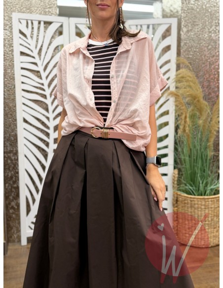 Camicia Maiorca Rosa Cipria
