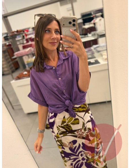 Camicia Maiorca Viola