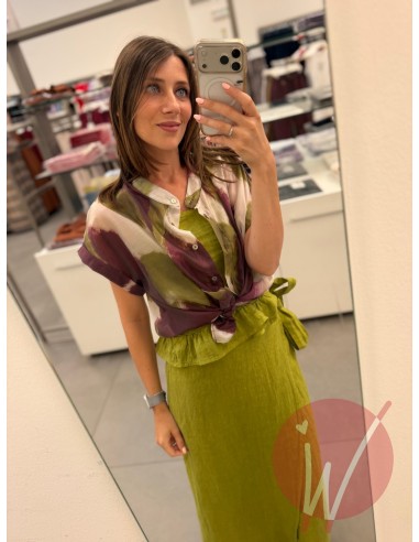 Camicia Hanoi Verde Olio