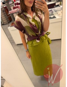 Camicia Hanoi Verde Olio 2